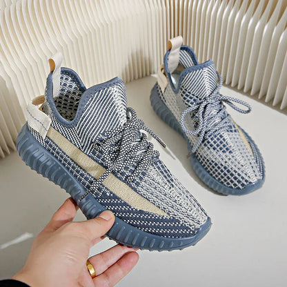 Coconut shoes for both men and women, summer breathable fly woven shoe covers, casual sports shoes, couple's mesh shoes - Shello's Creative Boutique