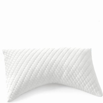 Shredded Memory Foam Bamboo Cooling Pillow - Perfect for Back & Side Sleepers