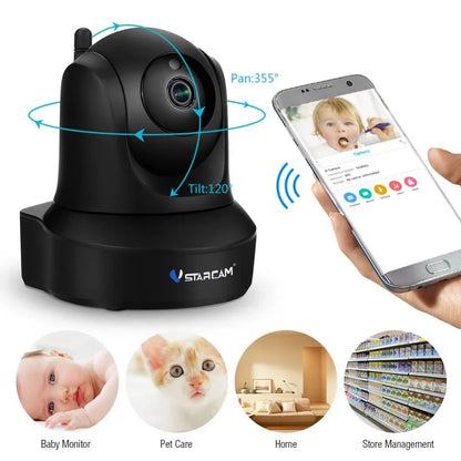 VStarcam C29S 1080P Full HD Wireless IP Camera: Complete Home Surveillance at Your Fingertips - Shello's Creative Boutique