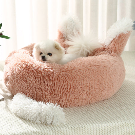 Cat Litter Dog Litter Rabbit Ears Pet Litter Dog Bed Winter Warm Mat Dog Mat Pet Supplies eprolo