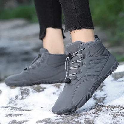 Five Finger Outdoor Sports Cotton Shoes, Men's and Women's Plush Warm Boots, Wear resistant, Non slip, Snow Boots, Winter Thickened Couple Shoes - Shello's Creative Boutique