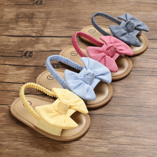 Summer 0-1 Year Old Baby Toddler Shoes Soft-Soled Baby Shoes Thread Air Breathable Sandals eprolo