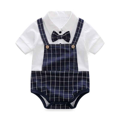 Baby Gentleman Bodysuit – Stylish & Comfortable Summer Wear for Newborns