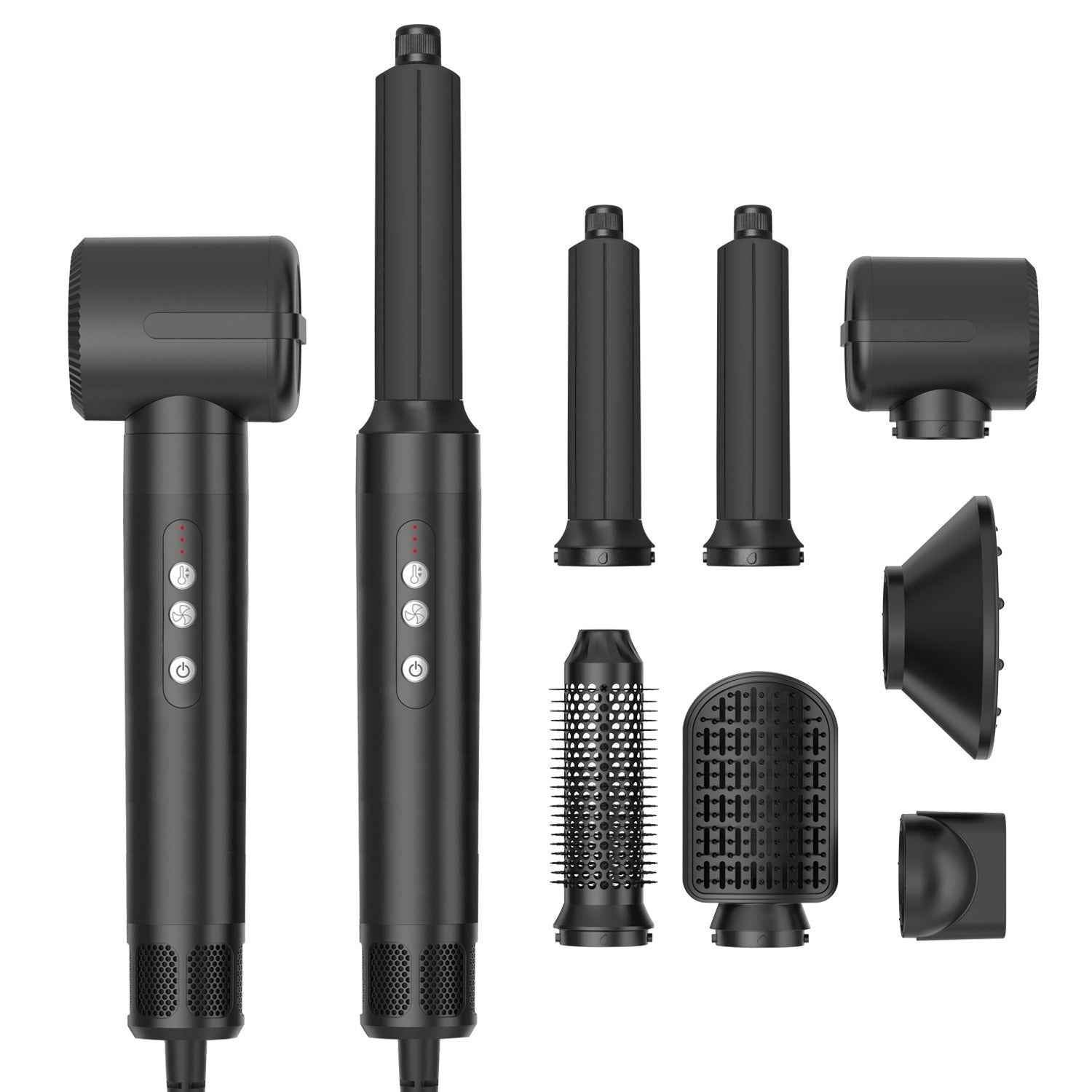7 in 1 Professional Hair Straightener Curler Electric Comb Hair Dryer Brush Hot Hair Volume Curlers Hair Style Set