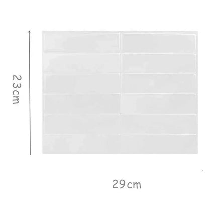 High Temperature Resistant Wall Stickers for Kitchen and Bathroom - 3D Self-Adhesive Design - Shello's Creative Boutique