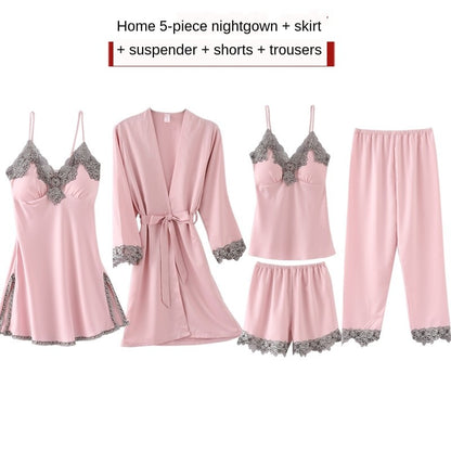 5 Pieces Set Women Pajamas Set eprolo
