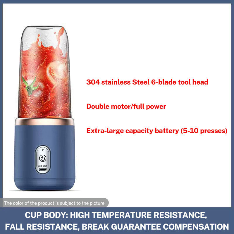 Juicer Portable Six Blade Charging Small Household Juice Cup Fully Automatic and Multifunctional Juice Cup eprolo