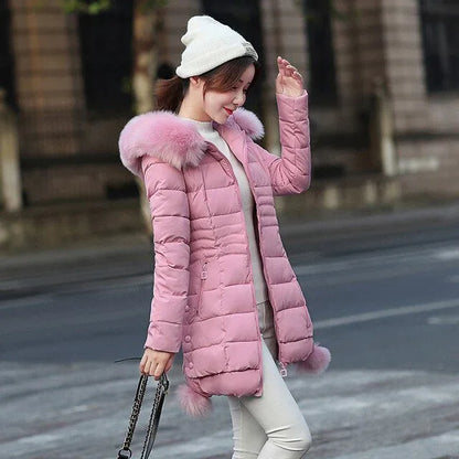 Faux Fur Parkas Women Down Jacket Winter Jacket Women Thick Snow Wear Winter Coat Lady Clothing Female Jackets Parkas - Shello's Creative Boutique