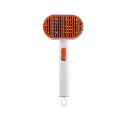 Self-Cleaning Pet Hair Removal Brush - One-Click Grooming Comb for Cats & Dogs