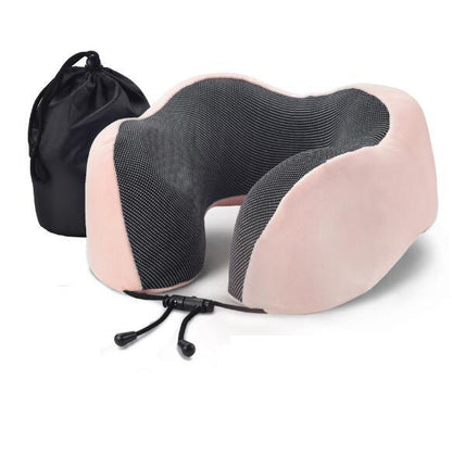 U Shaped Memory Foam Neck Pillows Soft Travel Pillow Neck Cervical Airplane - Shello's Creative Boutique