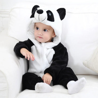 Baby Rompers Winter Kigurumi Lion Costume For Girls Boys Toddler Animal Jumpsuit Infant Clothes Pyjamas Kids Overalls ropa bebes - Shello's Creative Boutique