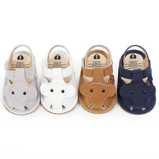 Baby Boy Sandals - Breathable Summer Shoes for Newborns & Toddlers 0-12 Months | Rubber Sole - Shello's Creative Boutique