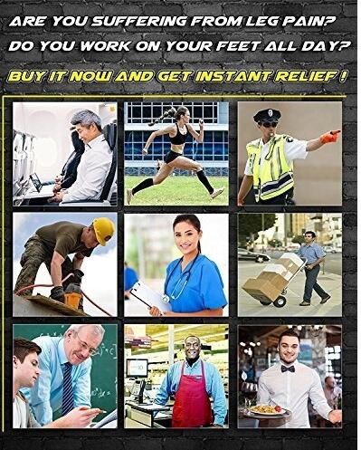 david angie Unisex Medical Compression Socks Women Men Pressure Varicose Veins Leg Relief Pain Knee High Stockings 1Pair,1Yc2101 eprolo