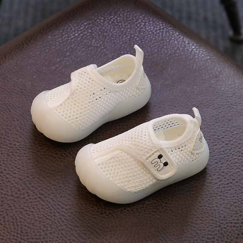 Children's Flying Shoes Boys And Girls Toddler Shoes Breathable Mesh Sports Shoes Soft Bottom Baby Mesh Shoes eprolo