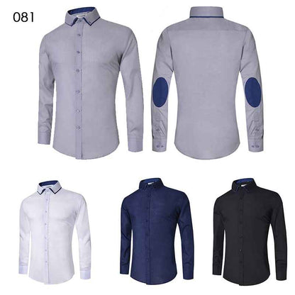 Men's Casual Shirt Slim Fit Casual Button Down Shirt Long Sleeve Formal Dress Shirts