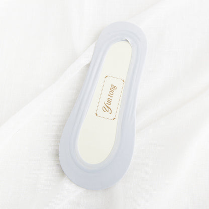Ice Silk Invisible Boat Socks – Ultra-Thin, Non-Slip Comfort for Women