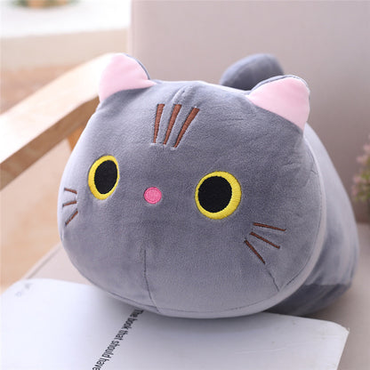 Mollusk Pillow Cute Cat Cylindrica Bedside Single Double Pillow Nap Pillow Office Pillow Shello Creative Boutique