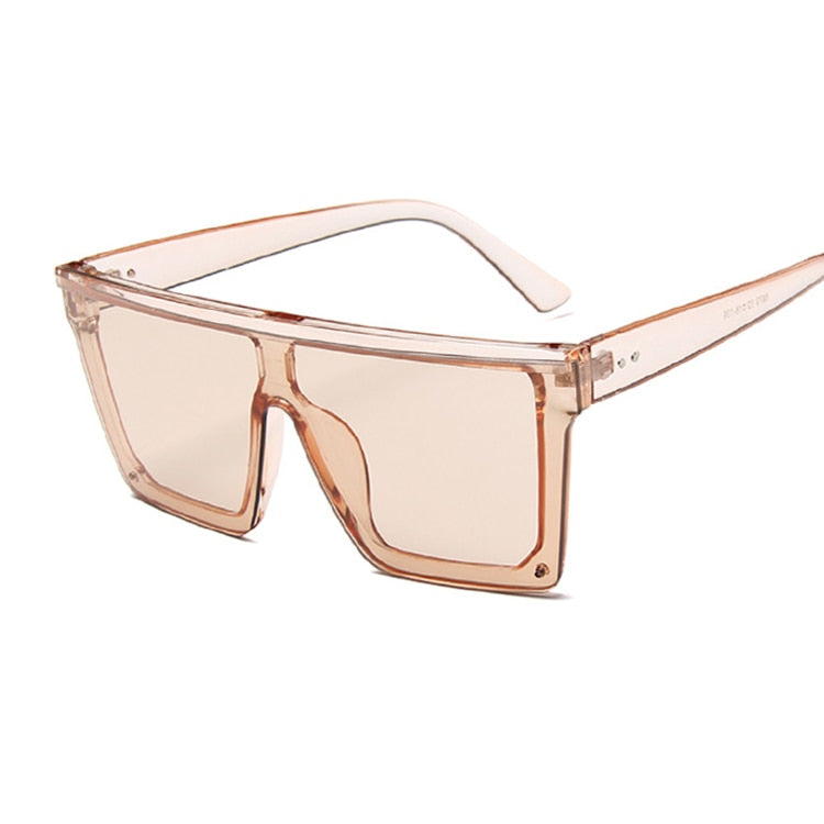 New Black Square Sunglasses Women Big Frame Fashion Retro Mirror Sun Glasses Female Brand Vintage Lady Lunette De Soleil Femme