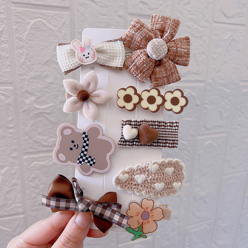 Autumn And Winter New Hair Accessories Hair Clip Girls Headdress Cute Plush Hair Side Clip eprolo