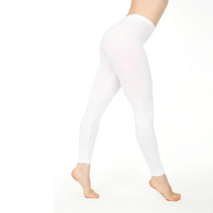 Women’s Casual Ankle-Length Cotton Leggings - Shello's Creative Boutique