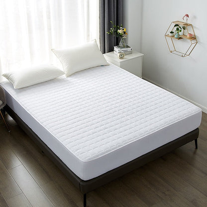 Waterproof Bed Linen with Elastic Bands Fitted Sheet Home Winter Solid Color Mattress Cover eprolo
