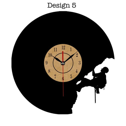 Vinyl Record Wall Clock – Modern Art & Timeless Music-Inspired Decor - Shello's Creative Boutique
