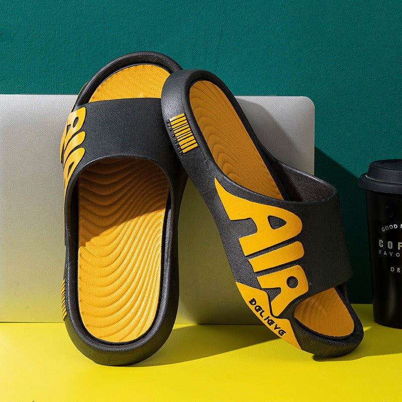 Slippers men summer outdoor wear home home indoor bathroom non slip thick bottom trend outdoor wear sandals and slippers eprolo