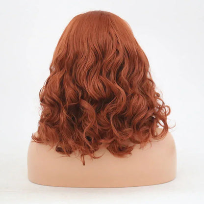 New European and American Ladies 350# Front Lace Bobo Short Curly Lanting Wig Headgear - Shello's Creative Boutique