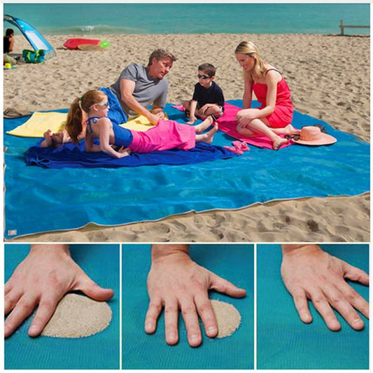 Naturelife Sand Free Beach Mat Portable Blue beach mat Anti-slip Sand Mats Rug Outdoor mat for Beach support drop shipping Shello Creative Boutique