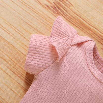 Toddler Infant Baby Girls Stripe Outfits Children Girl Romper Bowknot Shorts Headbands Set Summer Kids Set Baby Kleding Meisje - Shello's Creative Boutique