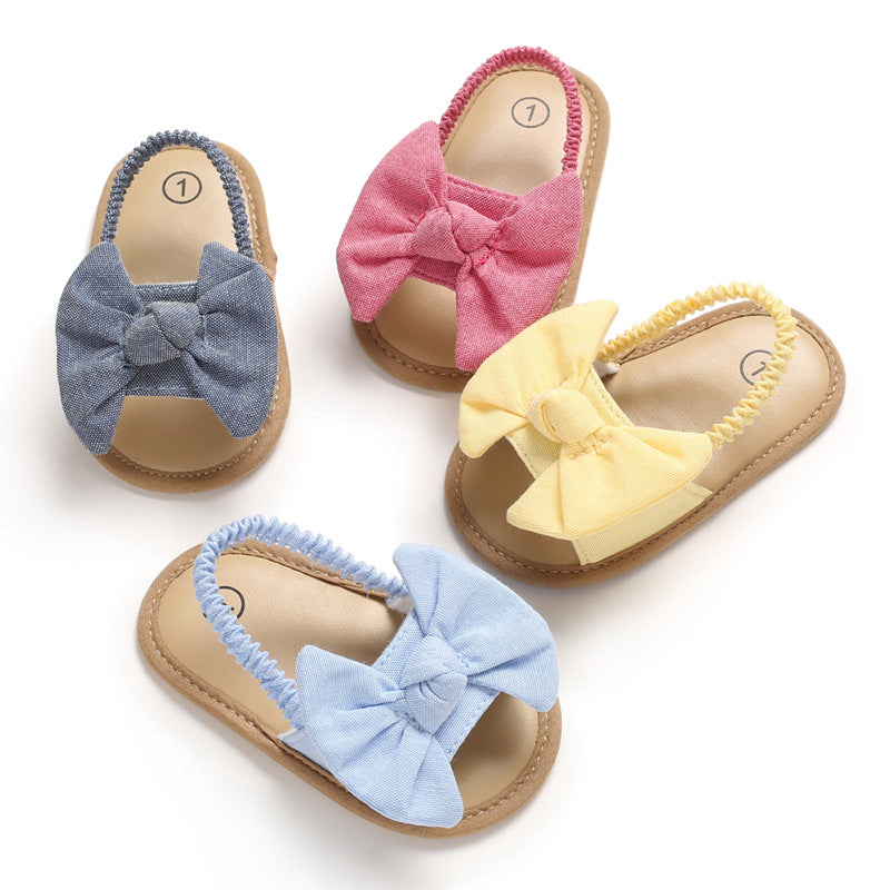 Summer 0-1 Year Old Baby Toddler Shoes Soft-Soled Baby Shoes Thread Air Breathable Sandals eprolo