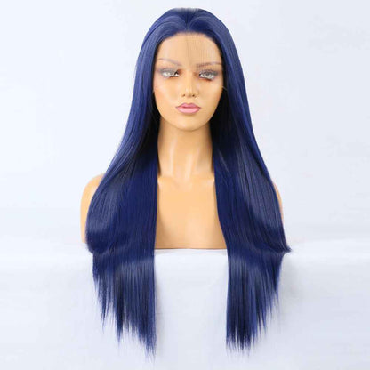 Straight Lace Front Wig Bone Straight Human Hair Wig Transparent Lace Frontal Wig Glueless