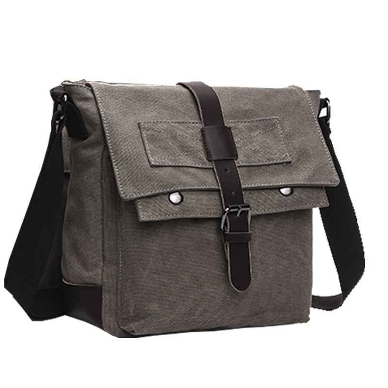 Men Business Messenger Shoulder Bag Vintage Crossbody Pack