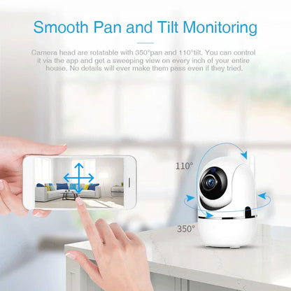 1080P WiFi Security Camera - Cloud IP Camera with Auto Tracking & Night Vision - Shello's Creative Boutique