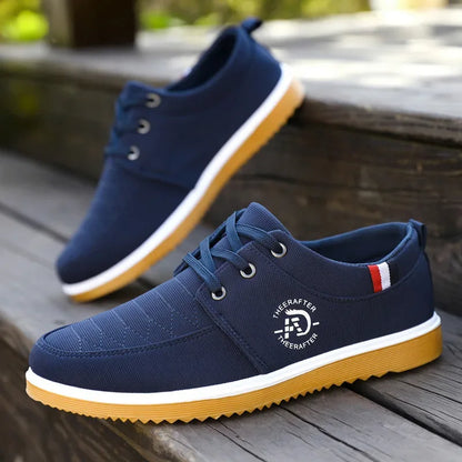 Cow tendon sole cloth shoes for men breathable wear-resistant anti slip and trendy shoes for men - Shello's Creative Boutique