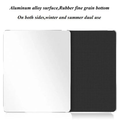 Aluminum Alloy Smooth Mouse Pad 240x180/300mm Hard Metal Slim Desk Mat Rubber Anti-slip Bottom Speed Control Mousepad For Gaming - Shello's Creative Boutique