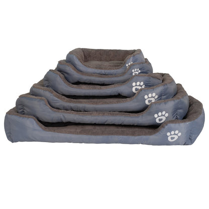 S-3XL 9 Colors Paw Pet Sofa Dog Beds Waterproof Bottom Soft Fleece Warm Cat Bed House Petshop cama perro eprolo