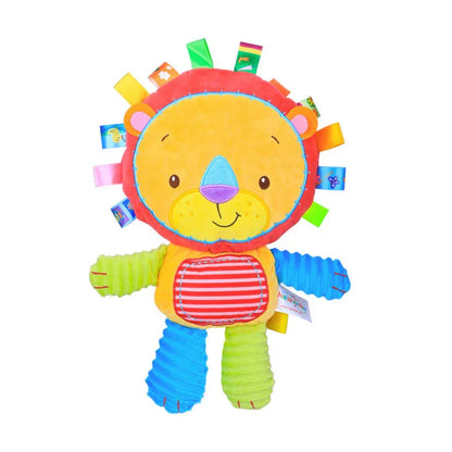 Happy Monkey Plush Rattle - Soft Stuffed Animal Toy 0-12M - Shello's Creative Boutique