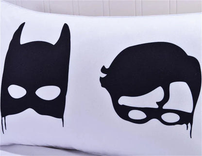 Batman Pillowcase - Cartoon Print Bedding for Kids - Shello's Creative Boutique