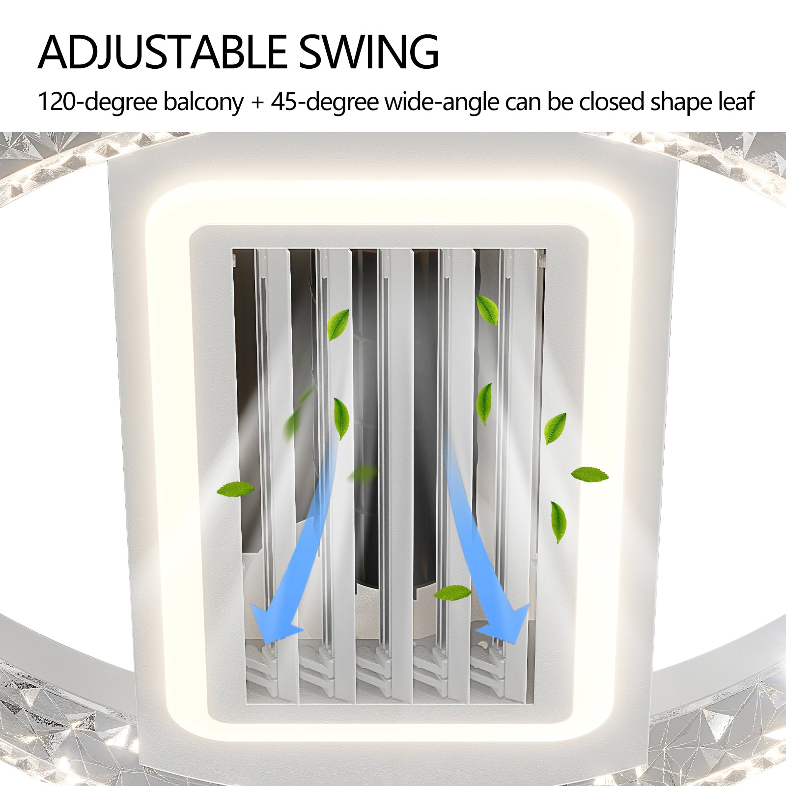 Bladeless Fan Lamp With Lights Dimmable  LED eprolo