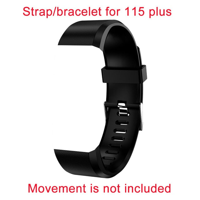 115 Plus Bluetooth Smart Watch Heart Rate Monitor Smart Watch Fitness Tracker Bracelet Waterproof Smart Wristband eprolo