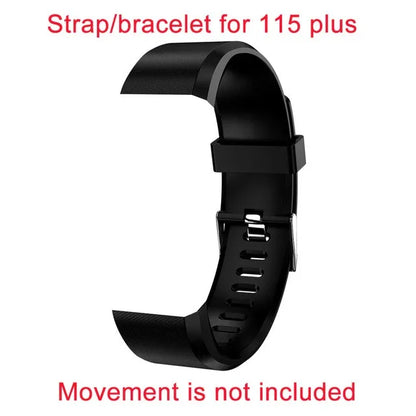 115 Plus Bluetooth Smart Watch Heart Rate Monitor Smart Watch Fitness Tracker Bracelet Waterproof Smart Wristband - Shello's Creative Boutique