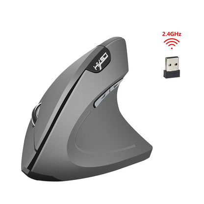 New Wireless Mouse 2.4G Vertical Health Mouse External Battery 6D Design Computer Office - Shello's Creative Boutique