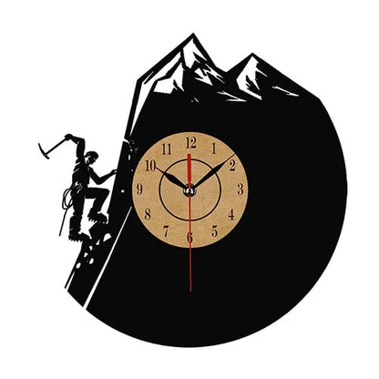Vinyl Record Wall Clock – Modern Art & Timeless Music-Inspired Decor - Shello's Creative Boutique