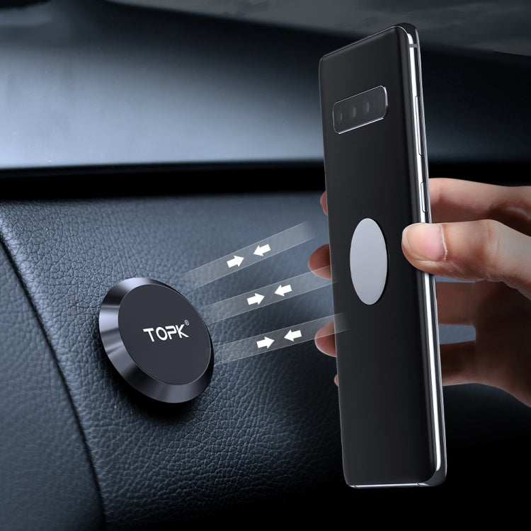 TOPK D21 Car Mobile Phone Holder Magnetic Universal In-car Phone Holder Stand, D21 - Shello's Creative Boutique