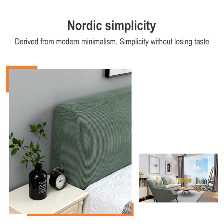 Polar Fleece Elastic Full Covered Headboard Dust Cover, 120cm, 150cm, 180cm - Shello's Creative Boutique