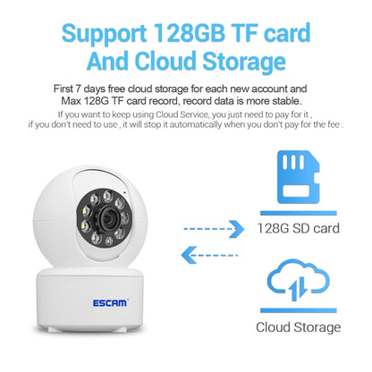 ESCAM QF005 4MP Indoor HD WiFi Pan-tilt Camera, Support Motion Detection / Two-way Audio / Night Vision