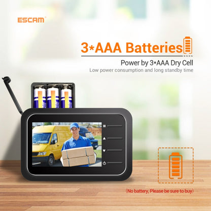 ESCAM C22 2.4 inch Screen Digital Door Viewer, Support Night Vision, TF Card, Take Photos and Video, C22 SUNSKY
