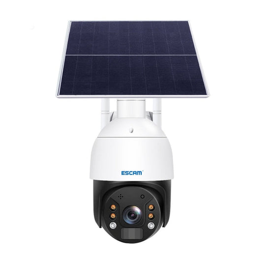 ESCAM QF724 3MP 24h Recording Cloud Storage PT 4G PIR Alarm IP Camera with Solar Panel, US Plug, EU Plug SUNSKY