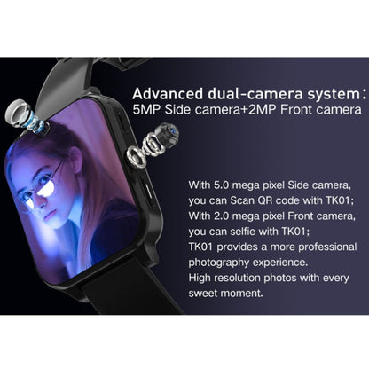 Rogbid Brave 3 1.99 inch TFT Screen Android 10 LTE 4G Smart Watch, Support Face Recognition, Brave 3 - Shello's Creative Boutique